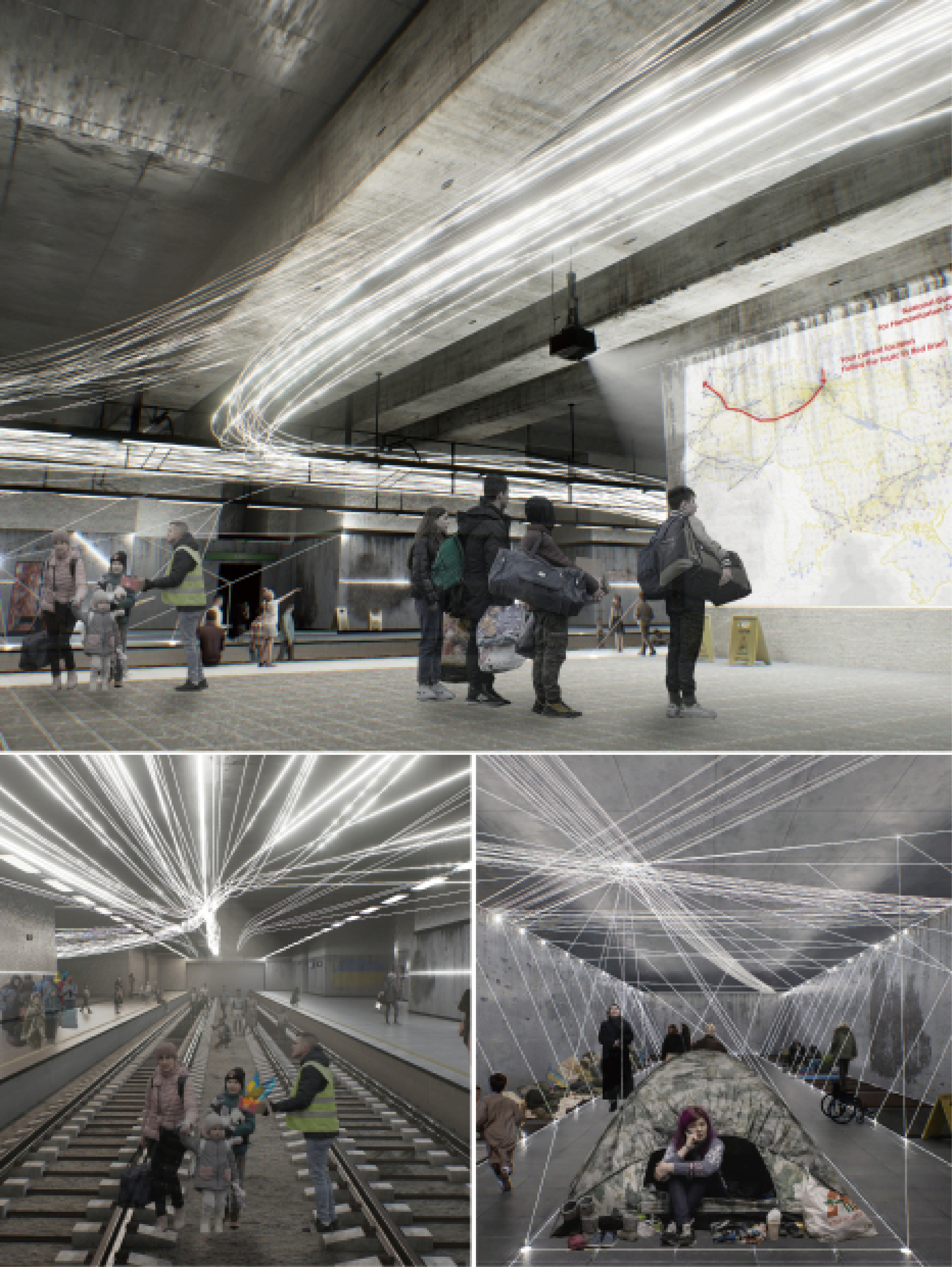 Tunnel of Light - A System of the Humanitarian Corridor for the Ukraine Refugee